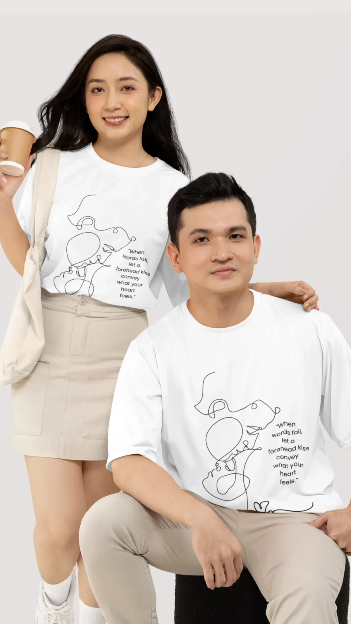 Forehead Kiss – Oversized T-Shirt