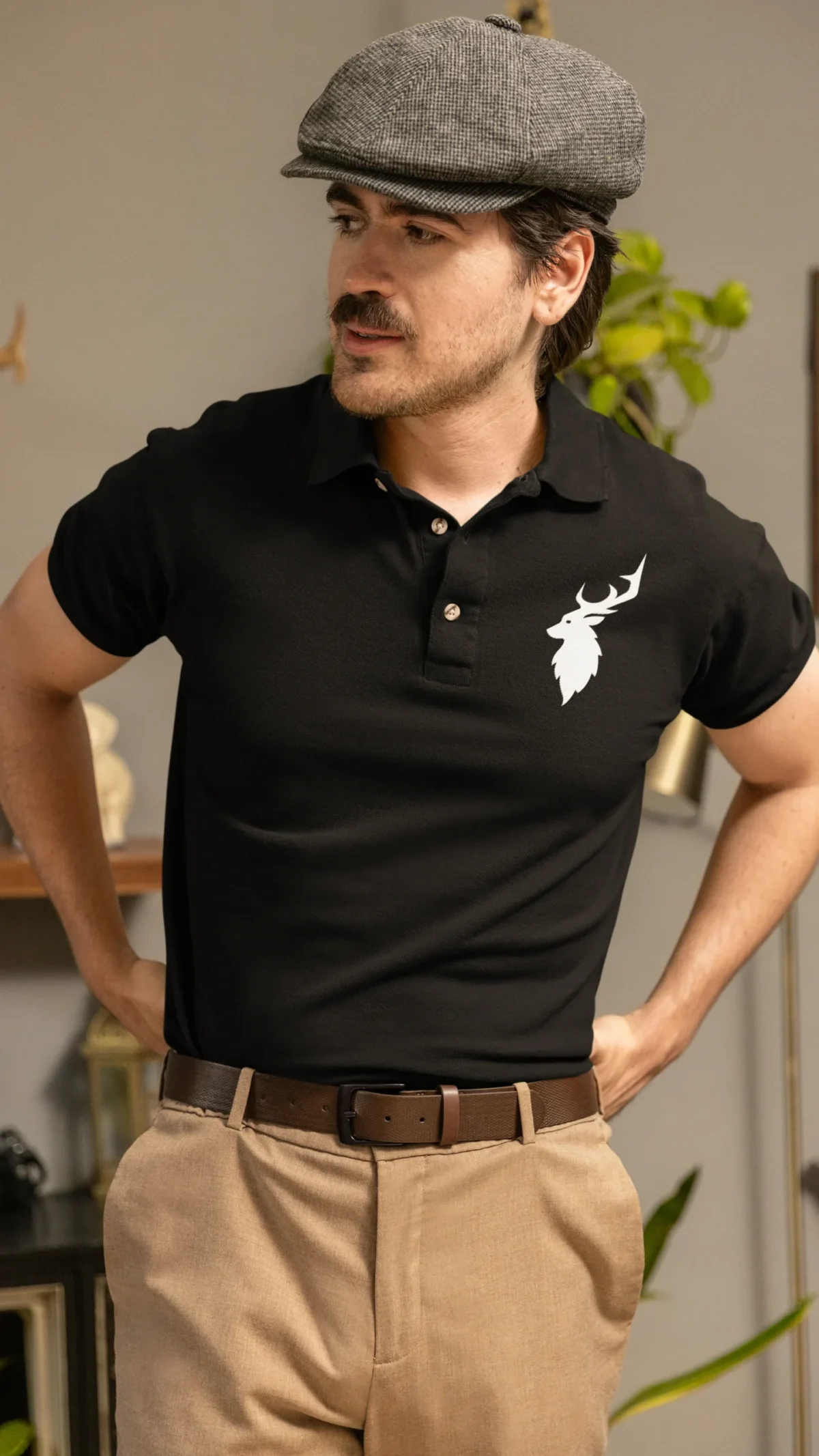Black – Enjayal Signature Premium Polo