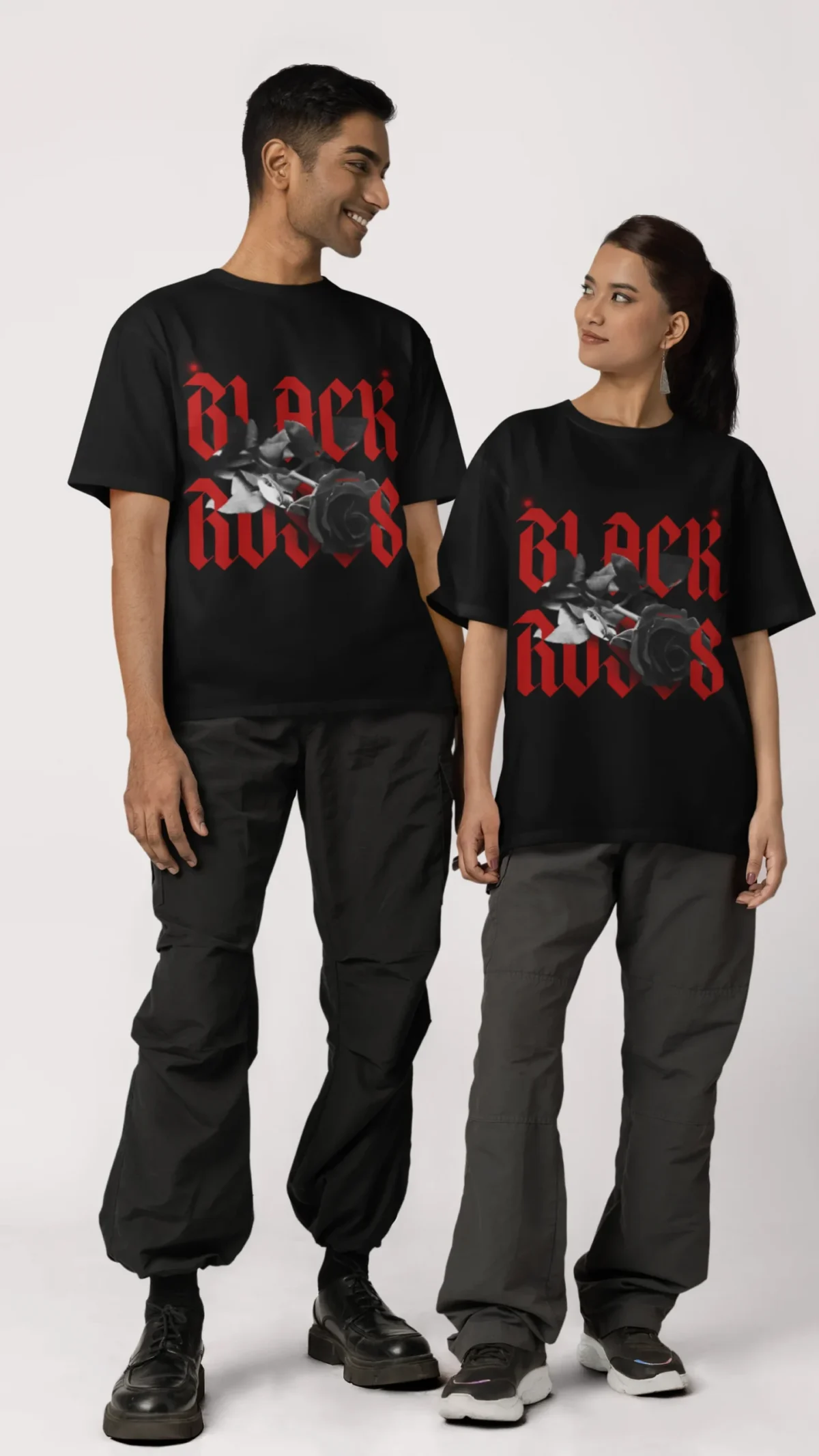 Black Roses Valentine’s Special – Oversized T-Shirt