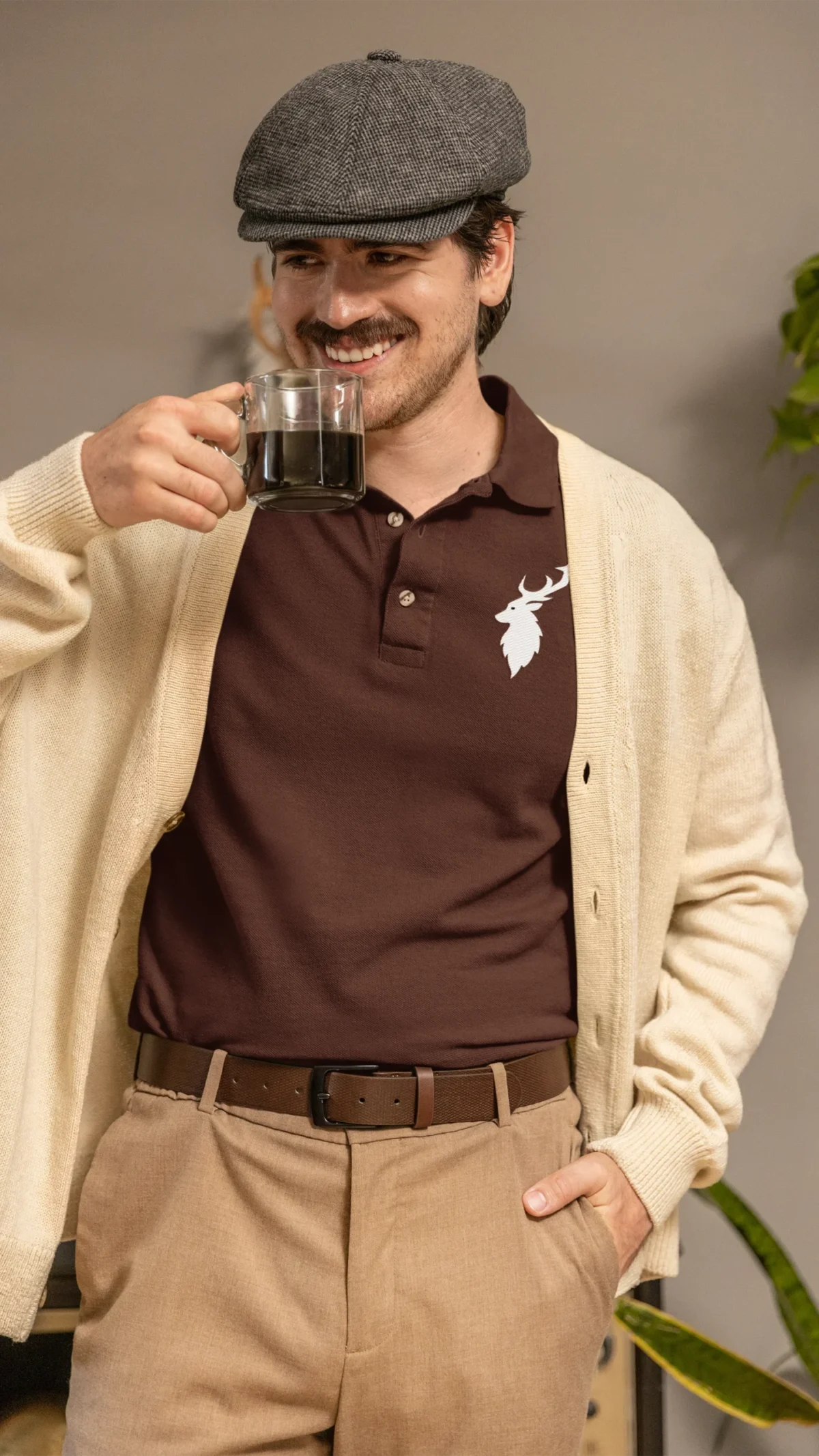 Coffee Brown – Enjayal Signature Premium Polo