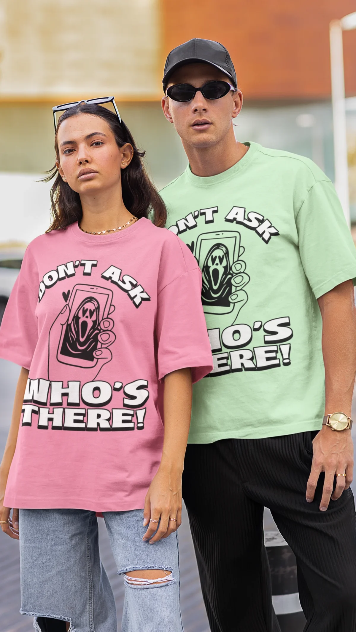 Don’t Ask Who’s There – Terry Oversized T-Shirt