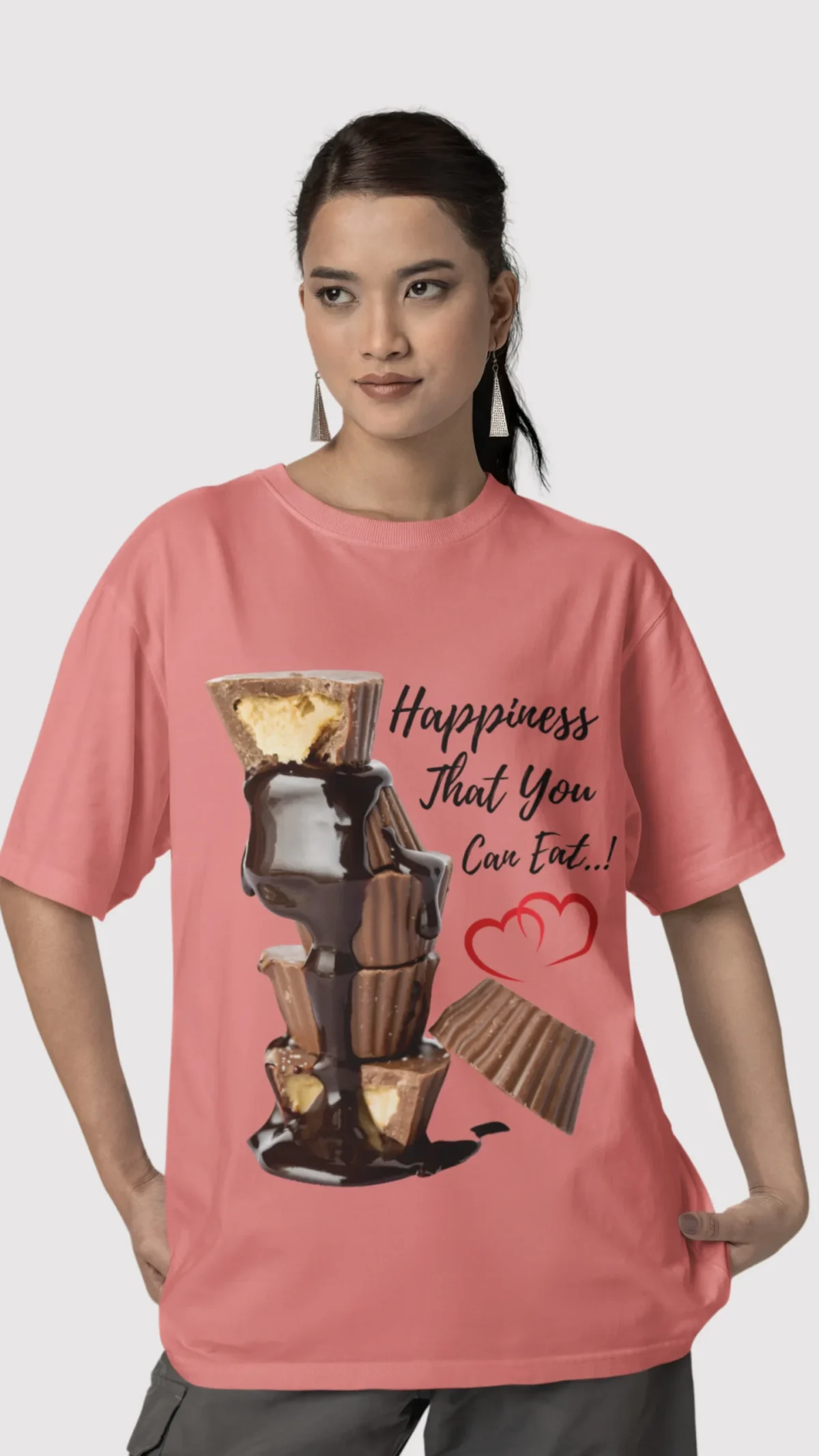 Happiness You Can Eat – Oversized T-Shirt