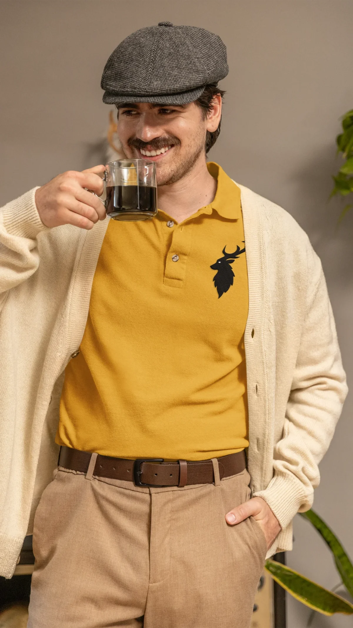 Mustard Yellow – Enjayal Signature Premium Polo