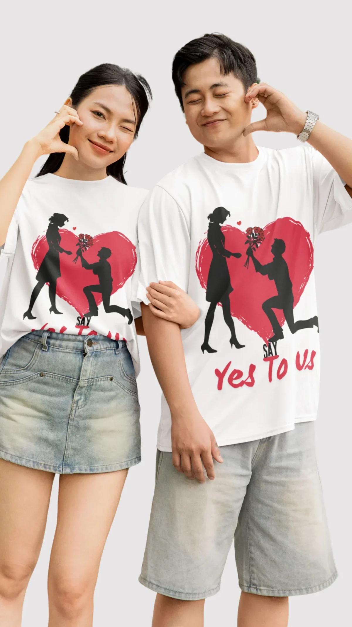 Say Yes to Us – Oversized T-Shirt