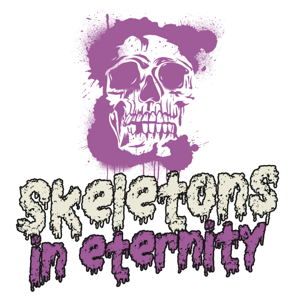 Skeletons In Eternity design left pocket