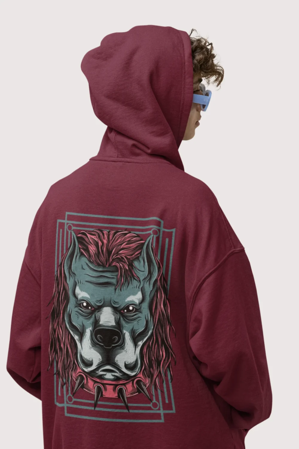 Wild Dog Graphic Pullover unisex Hoodie