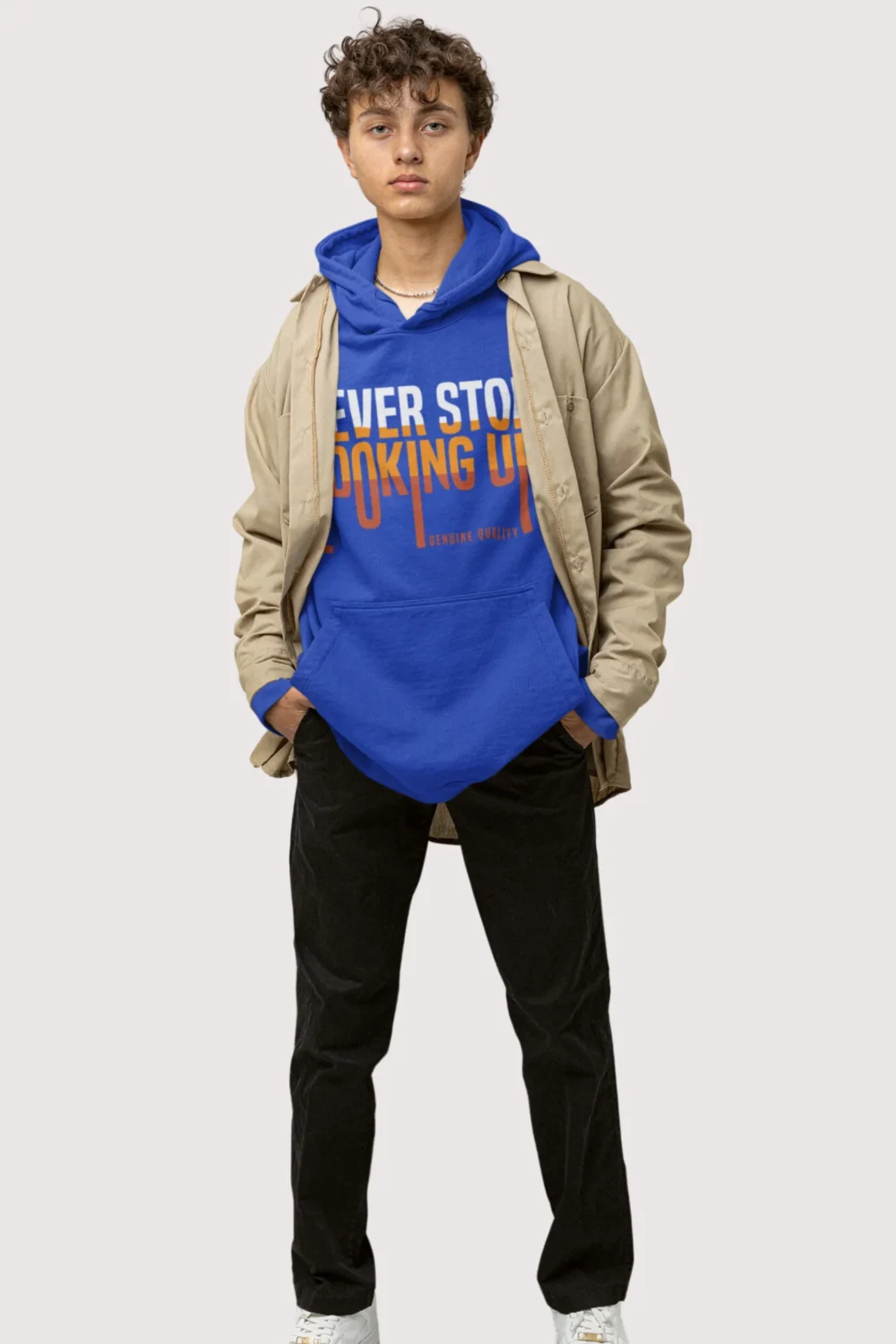 Never Stop - Unisex Hoodie - Image 4