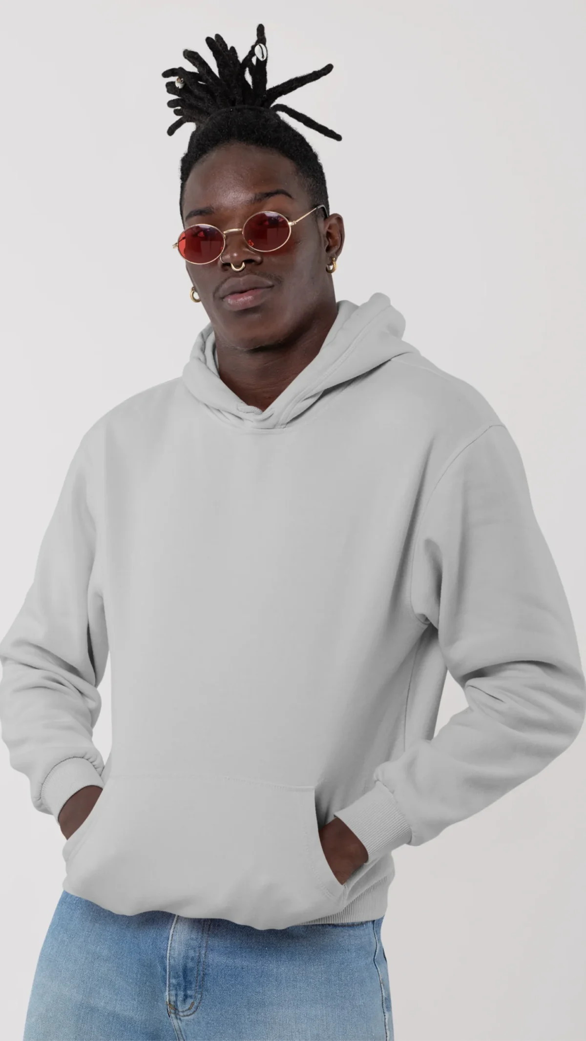 Grey Melange – Classic Everyday Unisex Hoodie