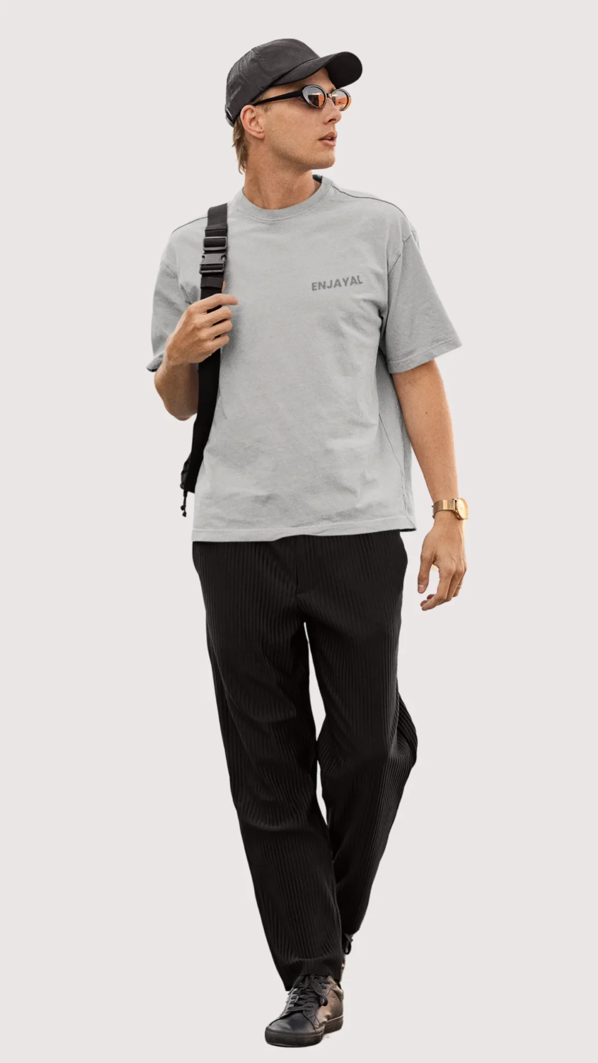 Grey Melange – Enjayal Oversized Premium