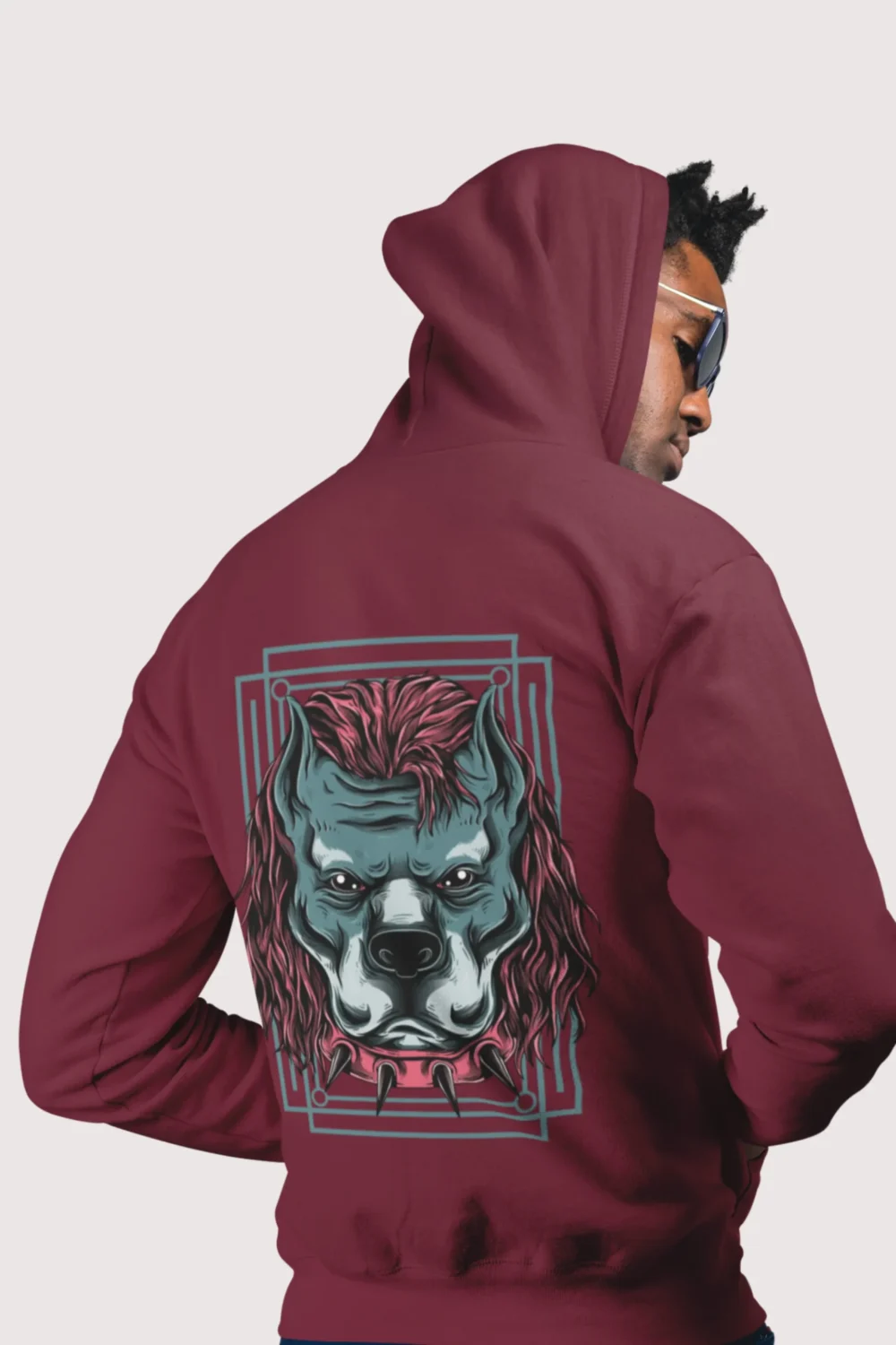 Wild Dog Graphic Pullover unisex Hoodie