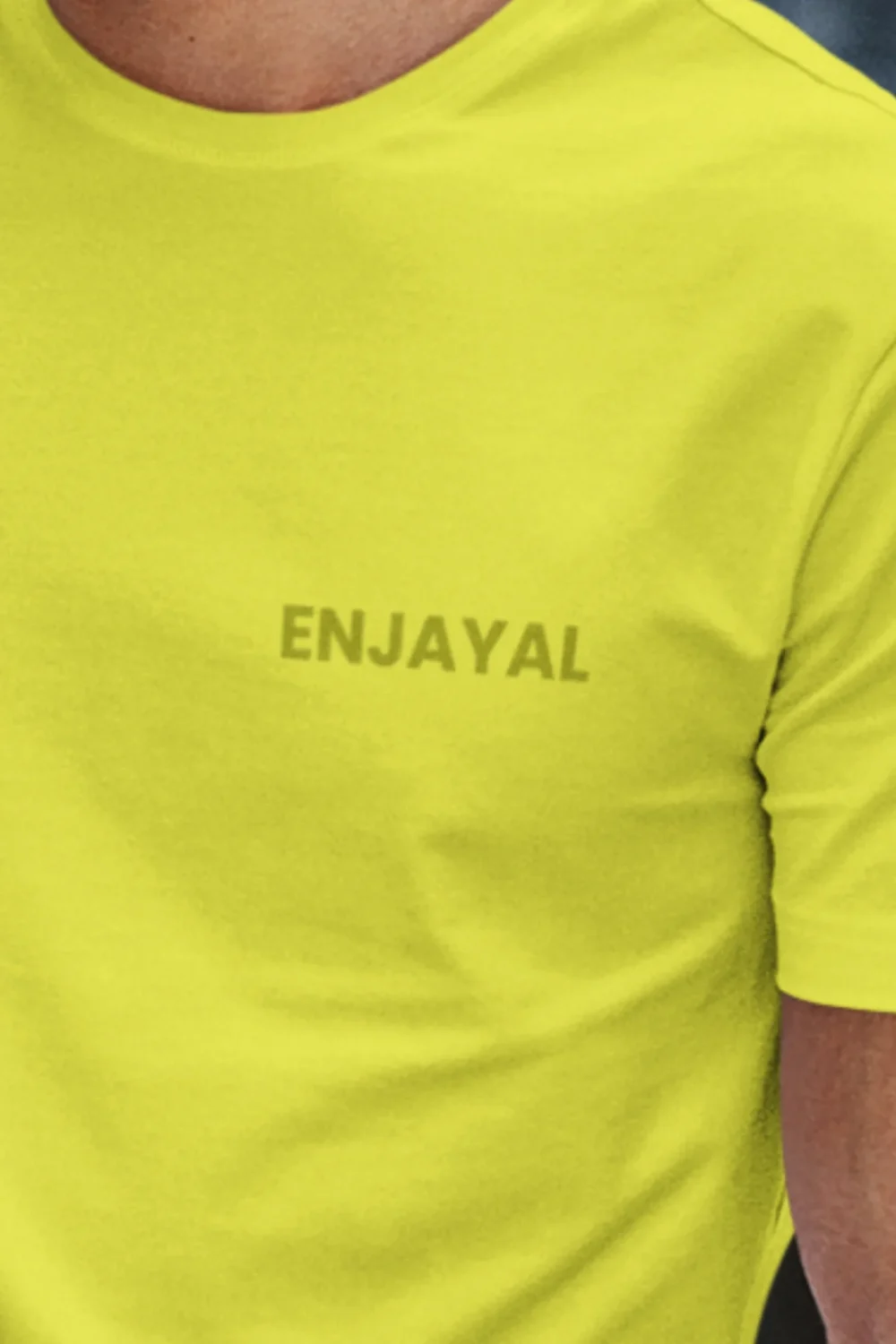 New Yellow Enjayal Premium Regular Fit T shirt