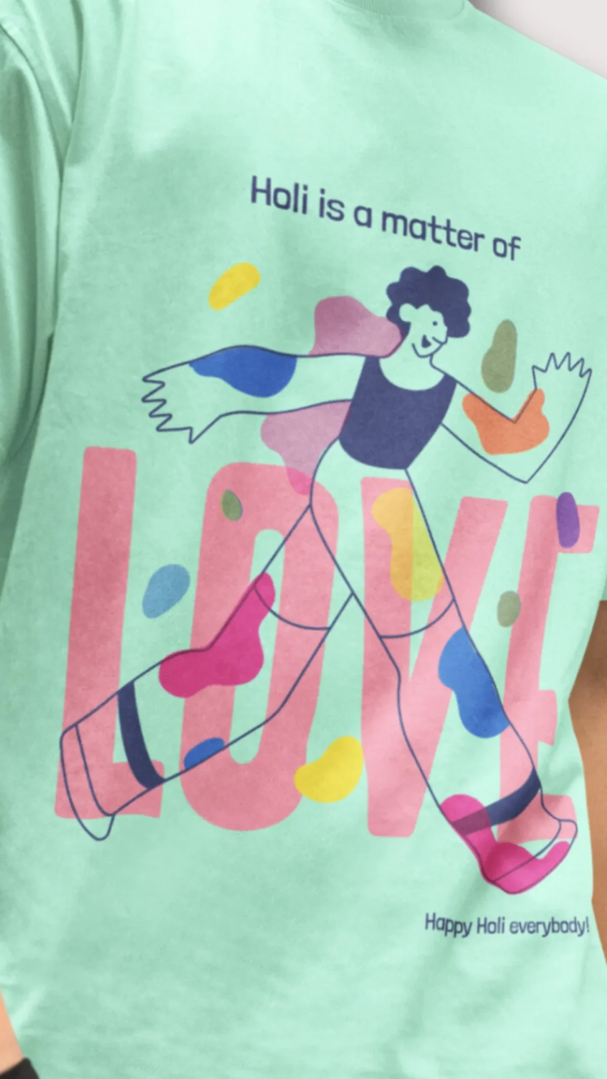 Holi – Matter of Love – Oversized T-Shirt