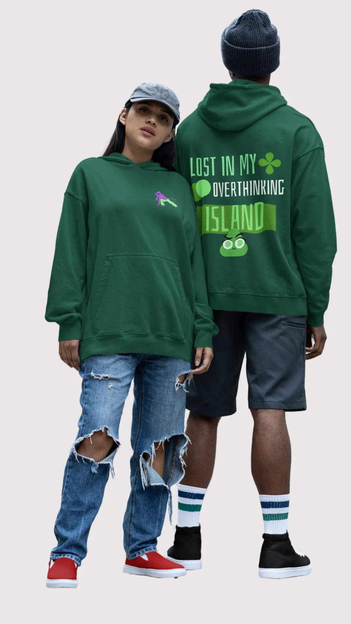 Overthinking Island – Unisex Hoodie