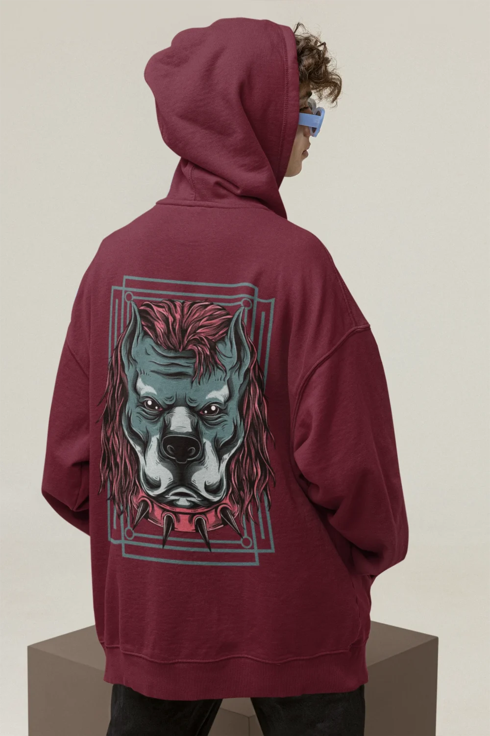 Wild Dog Graphic Pullover unisex Hoodie