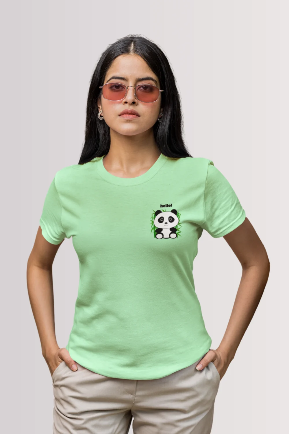 cute panda regular fit