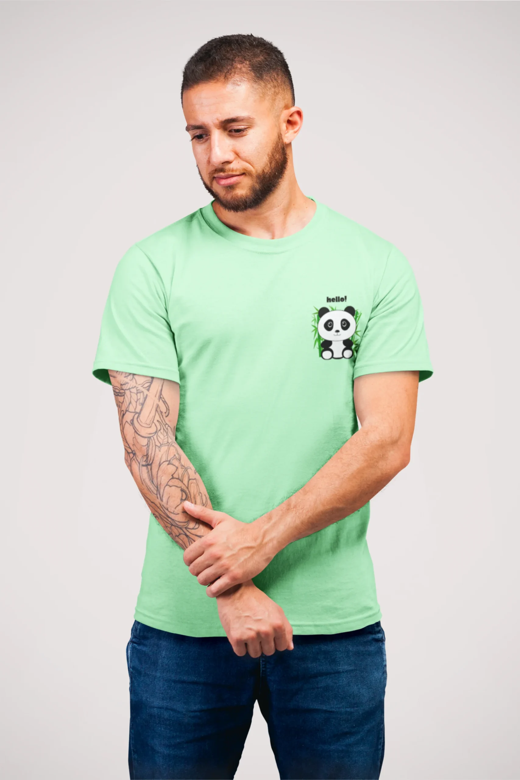 cute panda regular fit