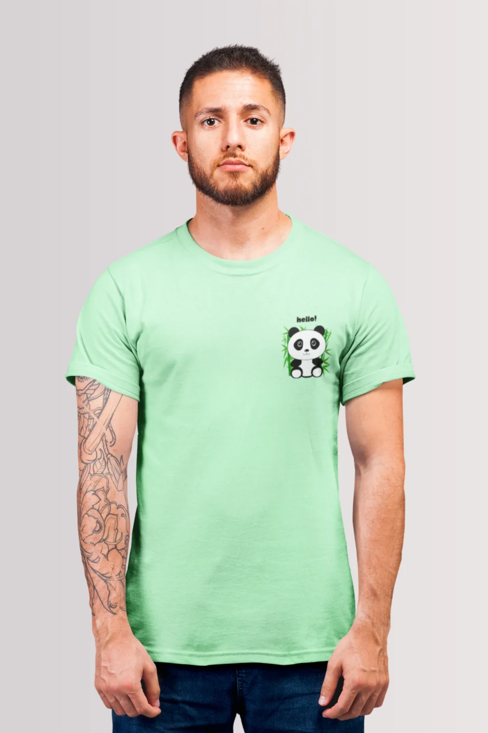 cute panda regular fit