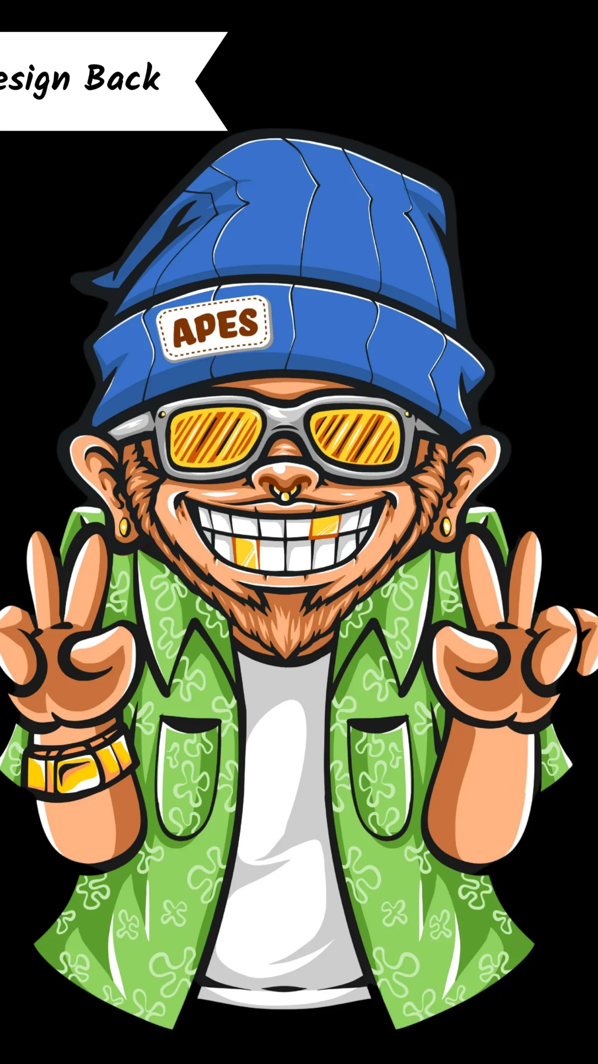 Alpha Ape – Oversized T-Shirt